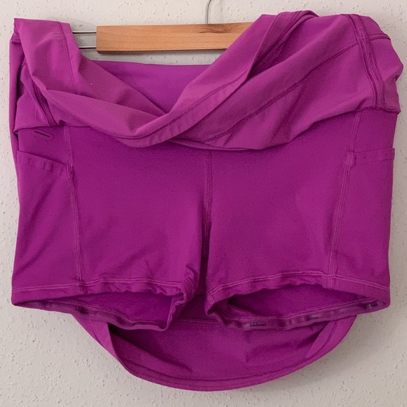 Lululemon 2022 Pace Rival Mid-Rise Skirt *Long Vivid Plum Size 6 - Picture 14 of 16